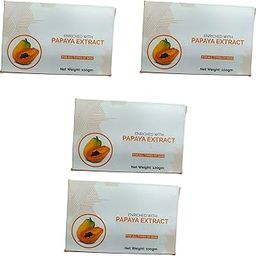 skin lightening and brightening all day clearing skin papays soap 100g pack of 4-image-59