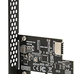 PCIE to USB 3.2 Expansion Card, 20PIN PCIE X1 to USB3.2 Gen1 Type E Expansion Card USB Card for Desktop PC 5Gbps(PCIE X1 to USB3.2)-image-2