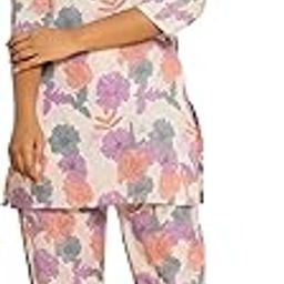Women's Cotton Straight Fit Flower Printed Night Suit for Women Cotton Pajama Set for Women-picture-40