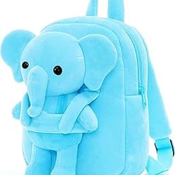 Soft Cartoon Design Animal Velvet Plush School Backpack Bag For 2 To 5 Years Boys Girls Nursery Preschool Picnic Carry Travelling Bags-image-83