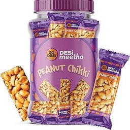 Go Desi Peanut Chikki Bar | No Added Preservatives and Colours | Gajak | Sweets | Gazak | 50 pieces-81
