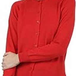Womens Pure Wool Navy Blue Solid Round Neck Cardigan |1220708RN-117-image-44