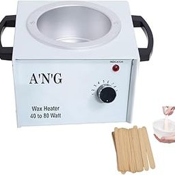 Doberyl Warmer Hot Wax Heater Temperature Control Waxing Procedures with Hair Removal Wooden knife (10 Spetulas Free)-7