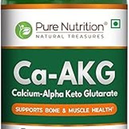 Pure Nutrition Ca-AKG - (500mg) - 30 Veg Capsules | Calcium Alpha-Ketoglutarate Supplements For Cellular Energy & Joint Health | Support Healthy Aging, Athletic Performance & Muscle Recovery-image-83