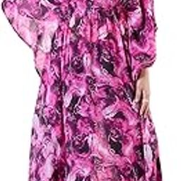 navyasa pink liva chiffon digital print co-ord set for women-image-75
