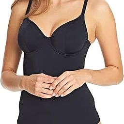 Womens Remix Underwire Plunge Tankini-image-31