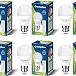 Crompton Dyna Ray LED Bulb | 9W | Cool Day Light | B22 Base | 180 Degree Coverage | 4kV Surge Protection | 440V High Voltage Protection | Pack of 10-picture-14