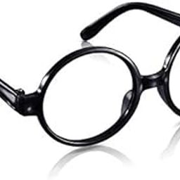 The Retro Decorative Round Frame Unisex Glasses(Black) 1pcs-19