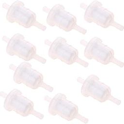 JAZZY PEARLS 10 x Universal Petrol Motorcycle Inline Fuel Filter Fit 6mm Pipes-image-44