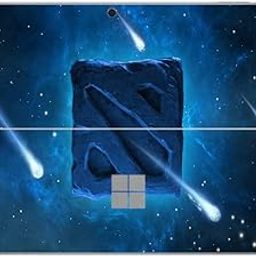 GADGETS WRAP Printed Vinyl Top Only Skin Sticker Decal for Microsoft Surface Pro 4 - Dota 2 Galaxy and Comets-image-6