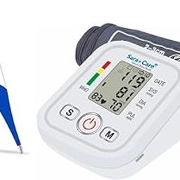 Digital Blood Pressure Monitor & Flexi Tip Thermometer Combo | Upper Arm BP Machine & Fast Accurate Thermometer for Home Use-picture-13