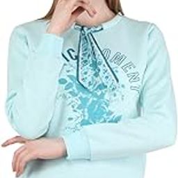 Womens Coton Blnd Blue Print Round Neck Sweatshirt-image-46