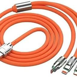 INDIELECTRONICA 3-in-1 USB Fast Charging Cable 1.2M – Universal Charger Cord with Micro USB, Type-C Compatible with Oppo, Realme, OnePlus, Vivo & iOS Devices-image-28