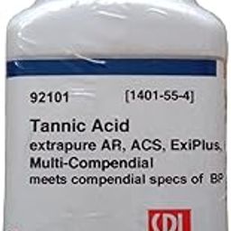 SRL Tannic Acid extrapure 100Gm AR, ACS, Grade, CAS 1401-55-4, Molecular Formula : C76H52O46, Molecular Weight : 1701.22, Shelf Life : 60 Months, Storage : Room Temperature, for laboratory use only-picture-16