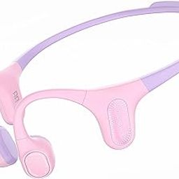 mojawa Aerra Bone Conduction Sport Headphones, IP67 Waterproof Workout Earphones, Open-Ear, Wireless Bluetooth with Mic, Secure and Comfortable for Running and Cycling, Pink and Purple-picture-22