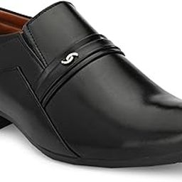 Formal Shoes for Men's Office Wear Synthetic Leather Slip On Shoes-picture-0