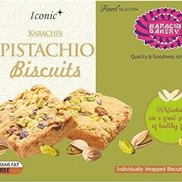 Karachi Bakery Pistachio Biscuits, 400 g/300 g (Weight May Vary)-image-65