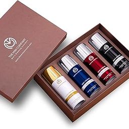 The Man Company Multifaceted No Gas Deodorant Set | Bleu, Blanc, Noir, Rouge | Body Spray Perfume for Men | Premium Long Lasting Fragrance | Luxury Gift Kit - (120ml *4)-45