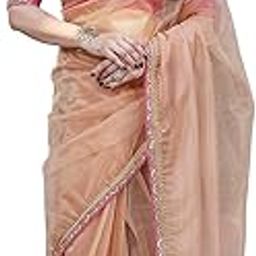 Women's New Bollywood Soft Tissue Silk Saree With Blouse Material |saree for Women | New Sari | Latest Saree-image-55