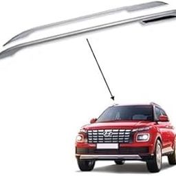 Malik AUTO ABS Roof Rails for Hyundai Venue 2022 with 3M Adhesive Tape-image-1