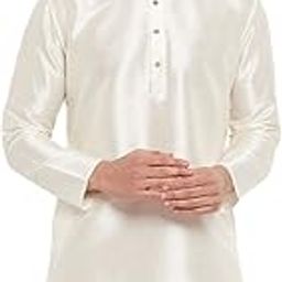 Men's Cotton Silk Regular Tunic Shirt-picture-55