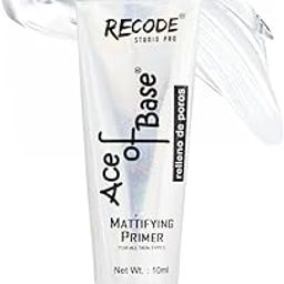 Recode Ace of Base Mattifying Primer for Face Makeup 10ml | Applicable on Oily & Dry Skin | Blurs Fine Lines, Wrinkles & Pores-20