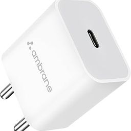 Ambrane 20W Type C Mobile Charger Adapter, Fast Charging for Android, iPhone 14/13,13/12/11/X & Pro, Max Series & Other Type C Enabled Devices, PD Technology, BIS Certified (Raap M20, White)-29