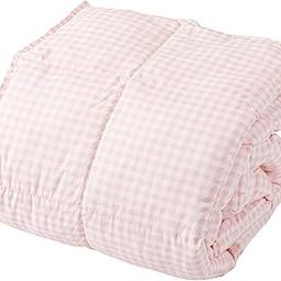 nishikawa AE05600081 SEVENDAYS Synthetic Fiber Skin Comforter, Single, Washable, Special Grain Cotton for Comfort, Comfortable, Plush, Pink-image-6