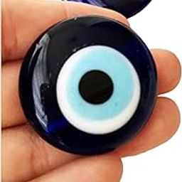 SHILPMART Evil Eye Fridge Charm Beads | Small Glass Spheres for Unique Home Decor and Craft Projects| Set of 2 Protective Decorative Charms-image-8