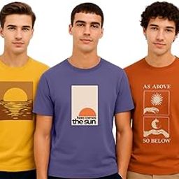 nobero Men's Graphic Print Regular Fit T-Shirt-picture-43