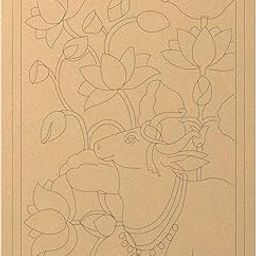 Pre Marked MDF Cutout 8inch for Clay Art Cow Rectangle Pre-Marked Cutout Wooden MDF Shapes 1Pcs-image-86