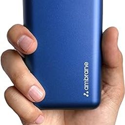 Ambrane 20000mAh Premium Metallic Nano Powebank, 22.5W Super Fast Charging, Compact Pocket Size, Dual Type C & USB, Power Delivery PD & Quick Charge for iPhone, Smartphones (Powerlit XL, Blue)-16
