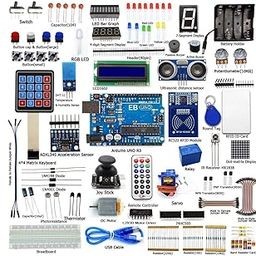 Electrobot RFID Starter Kit for UNO R3 from Knowing to Utilizing, Servo, RC522 RFID Module, PS2 Joystick, Learning Kit with Guidebook-image-19