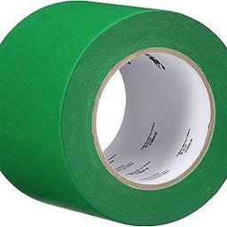 3M UV Resistant Green Masking Tape, Holding Power for Indoor and Outdoor Use, Painting Taping with Crisp Lines and No Residue Clean Removal, 96 mm x 55 m, 1 Roll-24