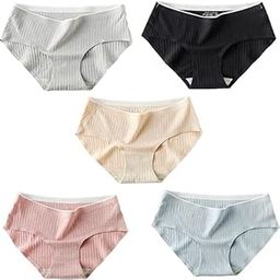 5pcs Women's Underwear Womens Lingerie Womens Cotton Underwear Panty Womens Underwear Women Cotton-image-35