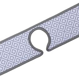 UJEAVETTE Faucet Wrap Around Mat Kitchen Sink Splash Guard Behind Faucet 46x14CM-13