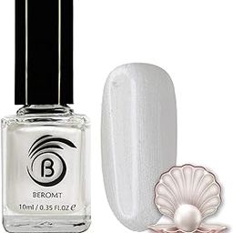 Beromt Pearl Nail Polish, Glossy Finish, Pearl Of Purity, 10Ml-52