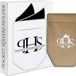 Leather Pocket Square Holder for men Pack Of 2 (black, Blue, cream, brown, green, matte Blue, matte brown) For coat/men Suits/western Suits/blazer-picture-15