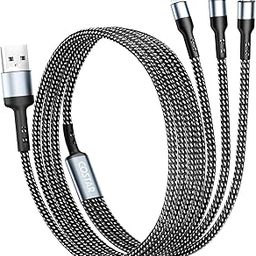 COSTAR 60W 3-in-1 Multi Fast Charging Cable – 3A Nylon Braided 1.5M Cable with Lightning, Type-C & Micro USB for iPhone, iPad, Samsung, OnePlus, Xiaomi, Oppo, Vivo, Android & Car Charging (Black)-16