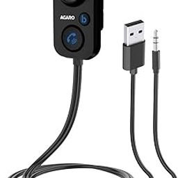 AGARO CR2207 Car Bluetooth Receiver for Handsfree Calling, Music Streaming, Wireless Music/Calling, Supports All Type of Smartphones, Use While Driving, Travelling, Black-15