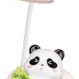 Radhya Accessories 1 pc Panda Lamp Light for Home Study Table Sleeping Panda Night Light Study LED Cute Home Decor USB Chargeable (Pink)-image-32