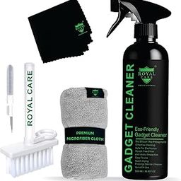 Royal Care Gadget Screen Cleaner Liquid 500 Ml + 1 Cloth + 1Brush + 1 Cloth for All Screen Laptop TV Monitor Smartphone/Tablet Camera Lens Binocular-image-98
