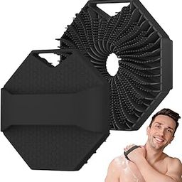 KEGII Silicone Body Brush Scrubber | Hexagonal Shower Massage Brush | Soft Exfoliating Bath Scrubber for All Skin Types | Reusable & Easy to Clean-image-8