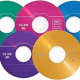 Genuine Branded CD-RW 8-12X 700MB Colour Pro Version Pack of (2)-14