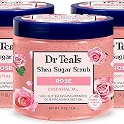 Dr Teal's Shea Sugar Body Scrub Rose with Essential Oil, 538g-image-95