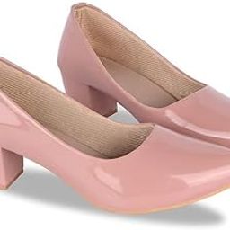 PRIYANSH Enterprises Premium Casual Block Heel Bellies for Women | Heel Sandals for Women | Office Wear Heel Ballet Flats for Women-image-3