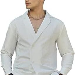 campus sutra Men's Shirt for Casual Wear | Lapel Collar | Long Cuffed Sleeves | Button Closure | Shirt Crafted with Comfort Fit for Everyday Wear-picture-25