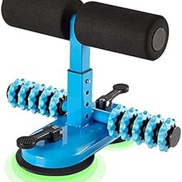 MD'S Home Portable Sit Up Floor Bar Sit-up Equipment with Suction Cups Household Fitness Equipment Sit-up Aid for Body Stretching Muscle Abdominal Full Body Training Exercise (Roller Sit up Stand)-13