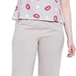 Women's Cotton Cotton Printed Top & Basic Pajama Set-picture-28
