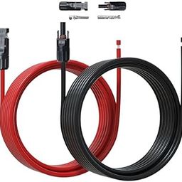 Solarware MC4 Connector Pair with Microtek Solar DC Cable Tinned Copper UV Protected 16 sq.mm 20 Meter (20m Red, 20m Black)-image-76